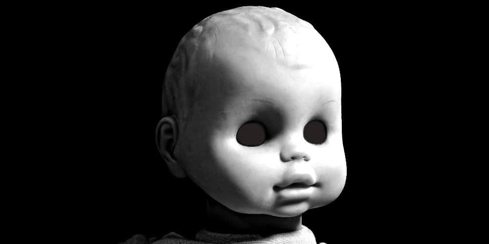 scary doll with no eyes